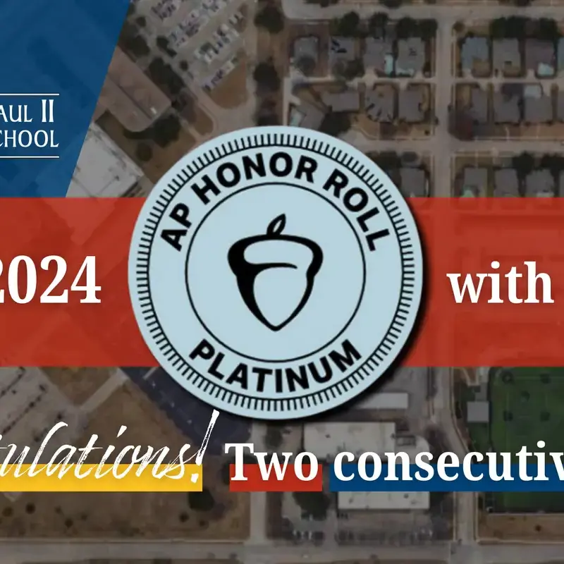 JPII 2024 Platinum AP School Honor Roll