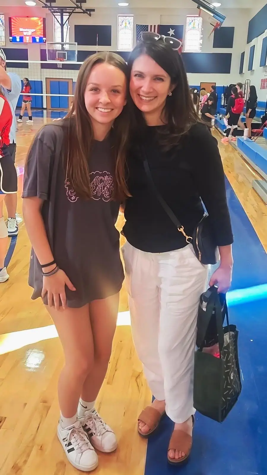 Eva with Amy Delgado