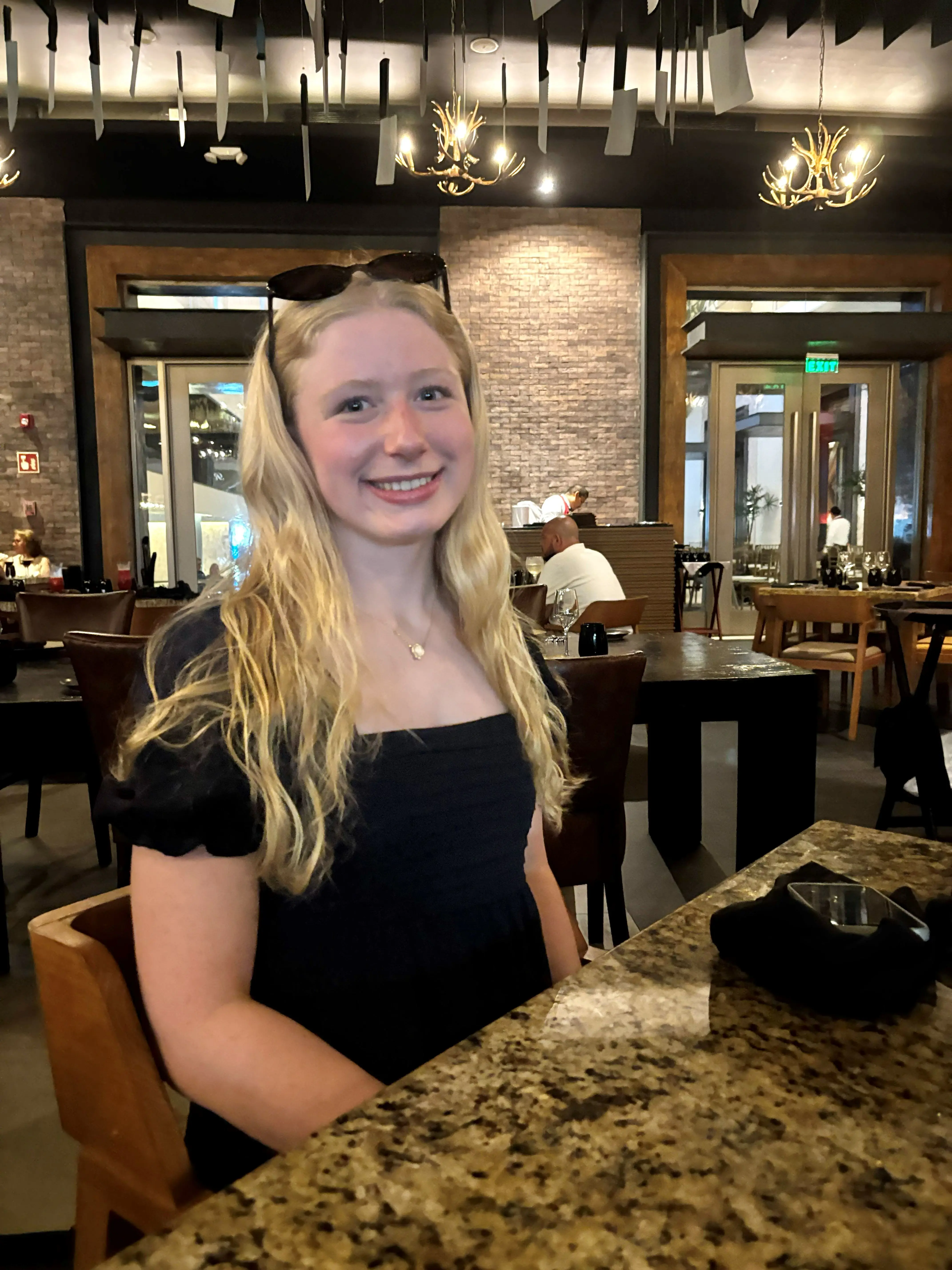 Claire at Counter