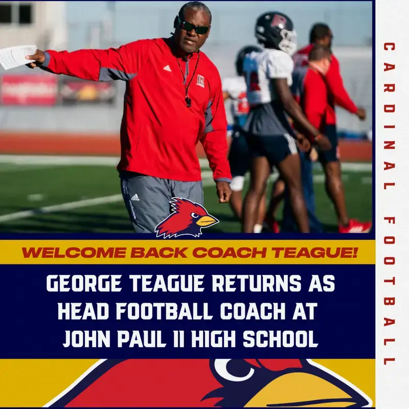 George Teague Returns as Head Football Coach